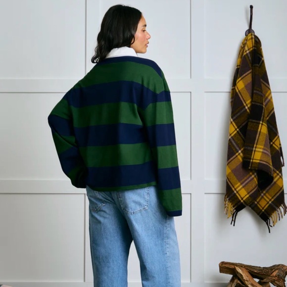 Dairy Boy (The  American) Green and Blue Rugby Top - Picture 7 of 7